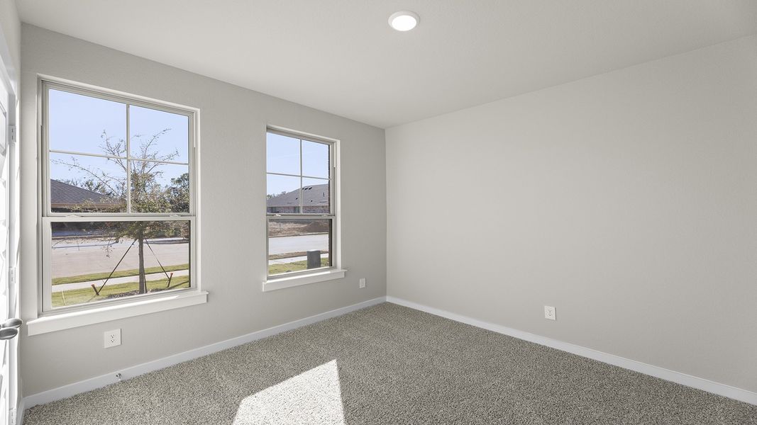 Spacious, unfurnished interior of a new home in Keeneland, Aubrey (Image 26). Spacious, unfurnished interior of a new home in Keeneland, Aubrey (Image 26).