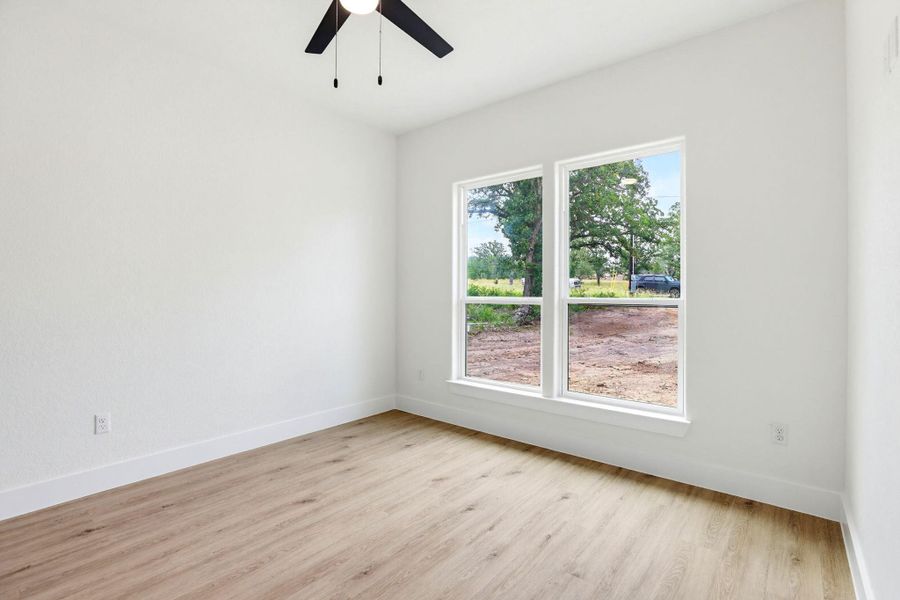 Front corner bedroom