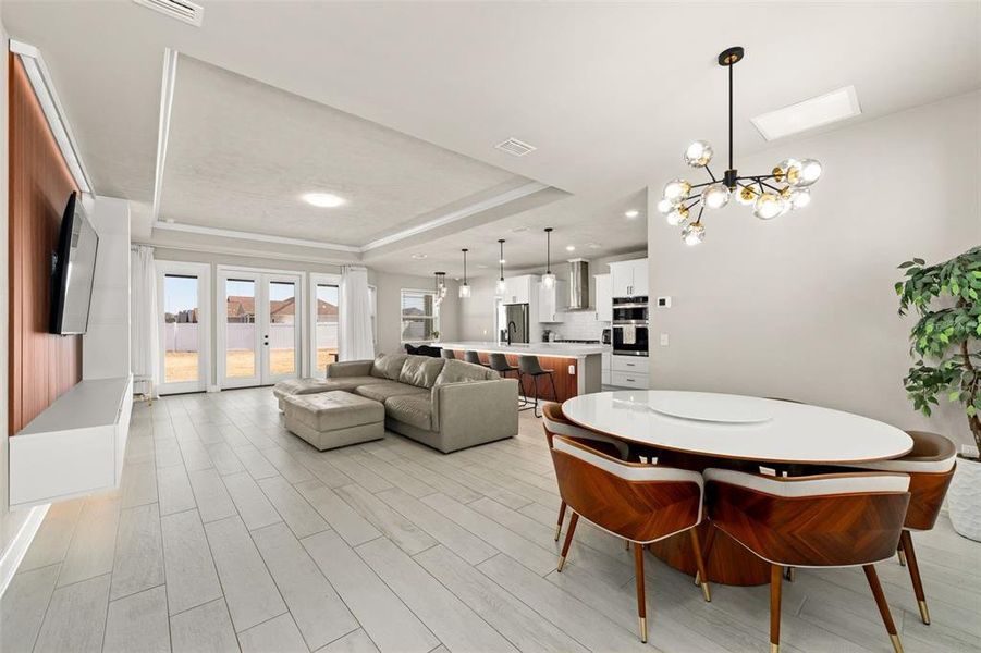 Furnished interior view inside a new home in , Newberry (Image 13).