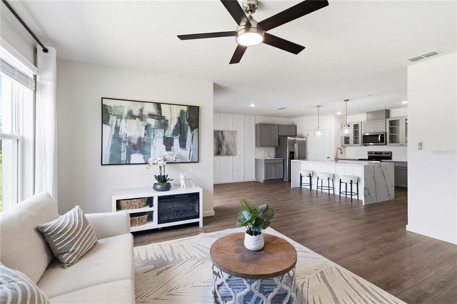 Furnished interior view inside a new home in Ironwood, Daytona Beach (Image 12).