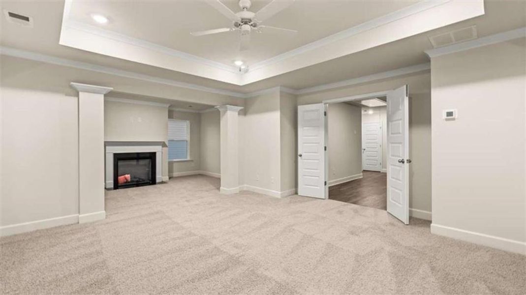 Spacious, unfurnished interior of a new home in Heritage Pointe, Senoia (Image 33). Spacious, unfurnished interior of a new home in Heritage Pointe, Senoia (Image 33).