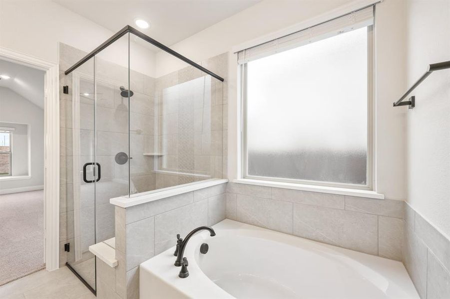 Furnished interior view inside a new home in Villages of Hurricane Creek, Anna (Image 9).