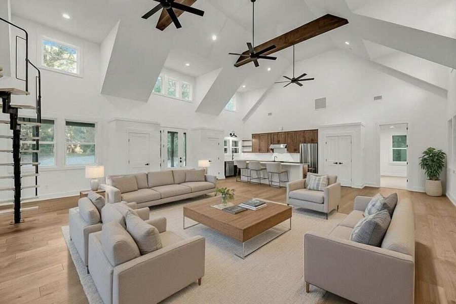 Furnished interior view inside a new home in , Johns Island (Image 35).