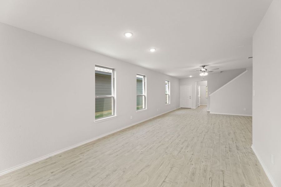 Front exterior of a new home in Keeneland, Aubrey, TX, highlighting curb appeal (Image 15).