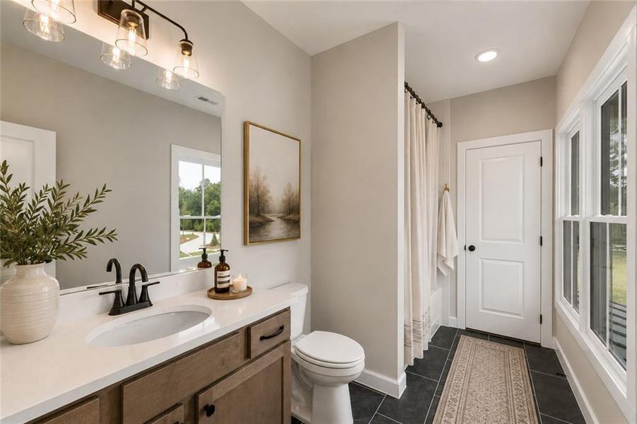 Furnished interior view inside a new home in The Tillery, Marietta (Image 15).