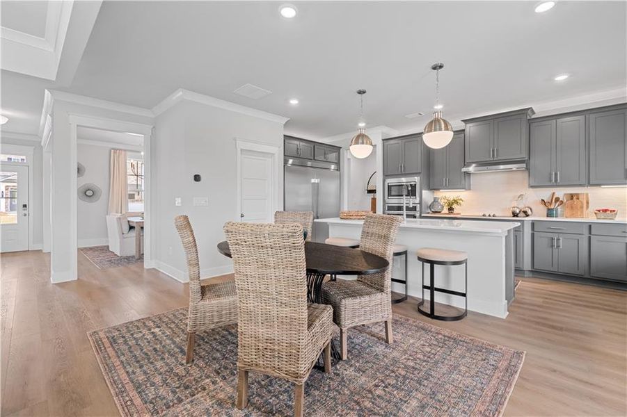 Furnished interior view inside a new home in Fowler Farms, Auburn (Image 8).