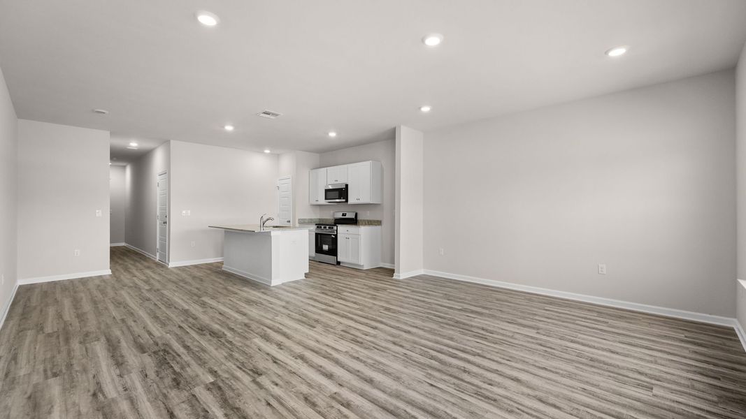 Representative unfurnished interior of a home built from the The Canmore by D.R. Horton in Salt Pines, Port Saint Joe (Image 23).