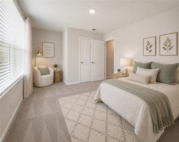 Furnished interior view inside a new home in Vickers Point - Single Family, Fairburn (Image 30).