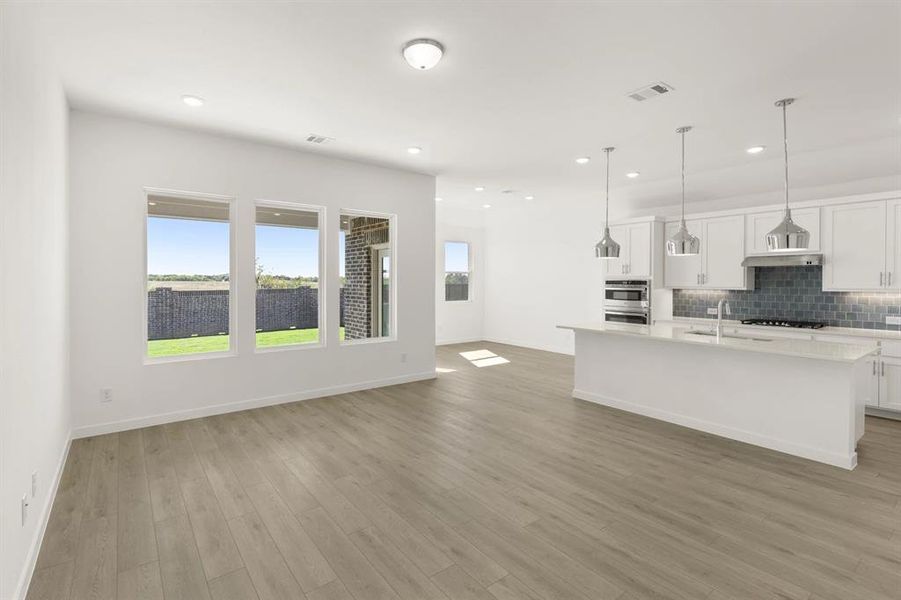 Open Kitchen-Living-Dining Room featuring the Coastal Collection Open Kitchen-Living-Dining Room featuring the Coastal Collection