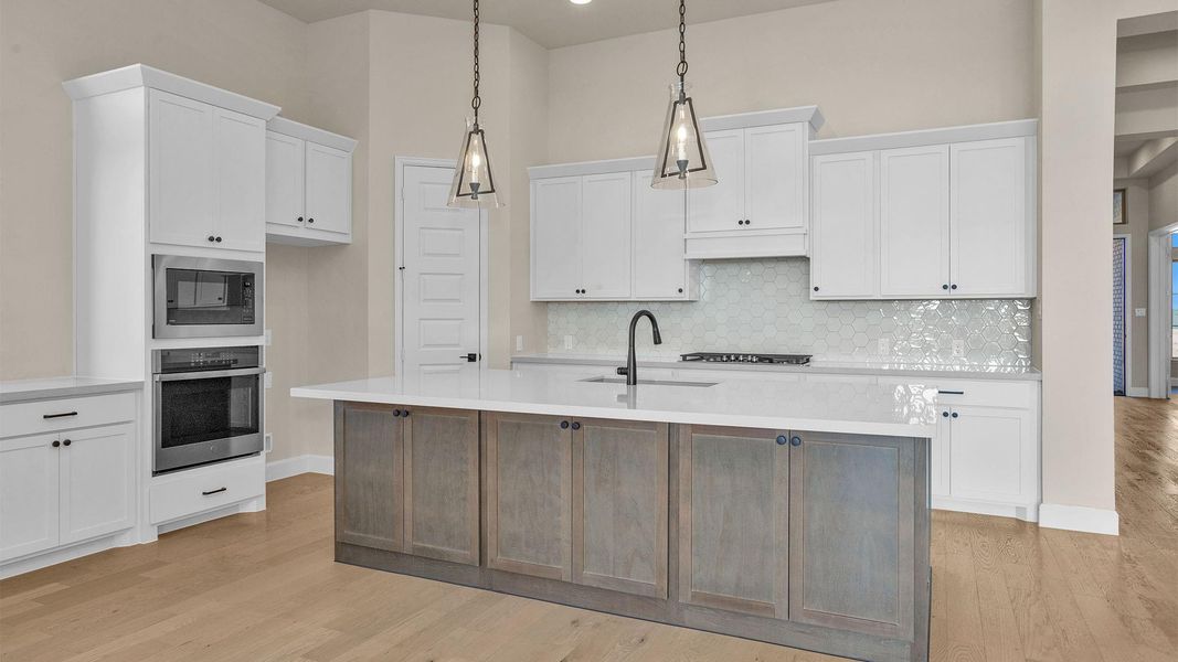 Furnished interior view inside a new home in Austin Point 60', Richmond (Image 4).