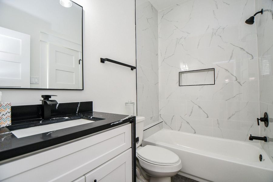 Furnished interior view inside a new home in , Houston (Image 11).