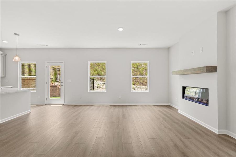 Spacious, unfurnished interior of a new home in The Bluffs, Canton (Image 19). Spacious, unfurnished interior of a new home in The Bluffs, Canton (Image 19).