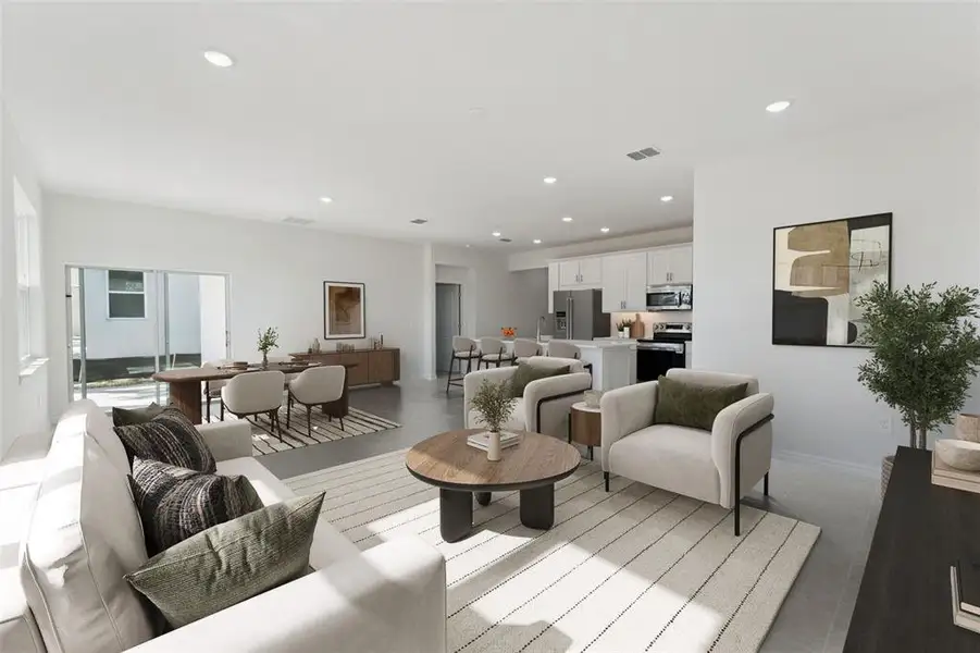 Furnished interior view inside a new home in Estes Reserve, Eustis (Image 4).