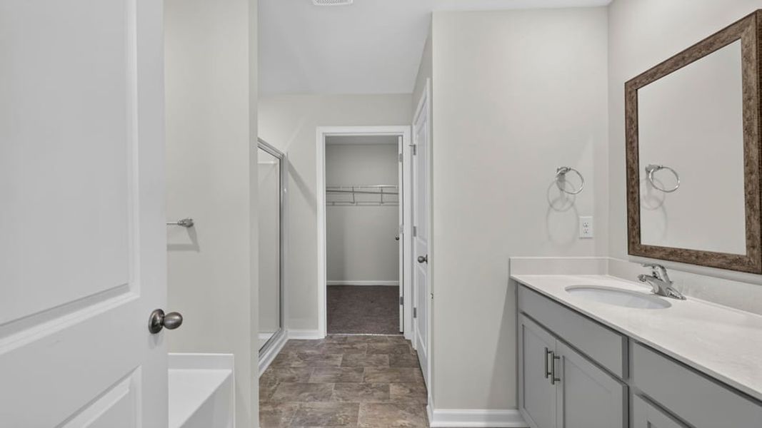 Furnished interior view inside a new home in Waverly Station, Greenwood (Image 12). Furnished interior view inside a new home in Waverly Station, Greenwood (Image 12).