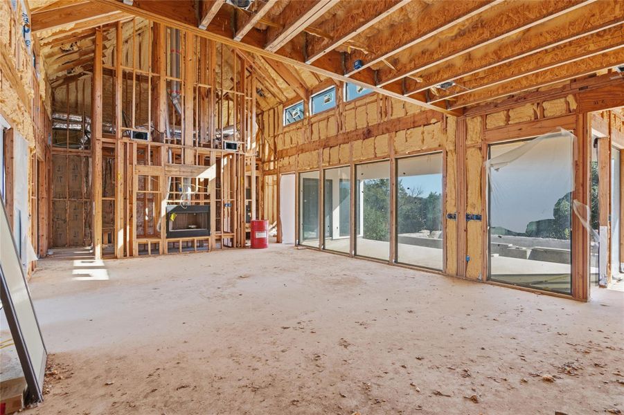 In-progress construction of a new home in Paradise On The Guadalupe, Canyon Lake, TX (Image 13).