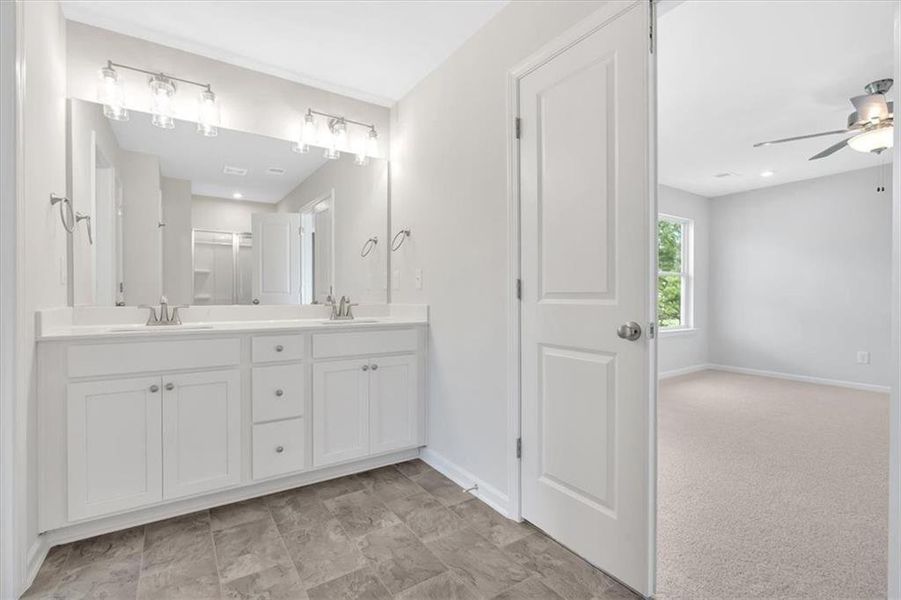 Furnished interior view inside a new home in Sweetlake Grove, Mableton (Image 8).