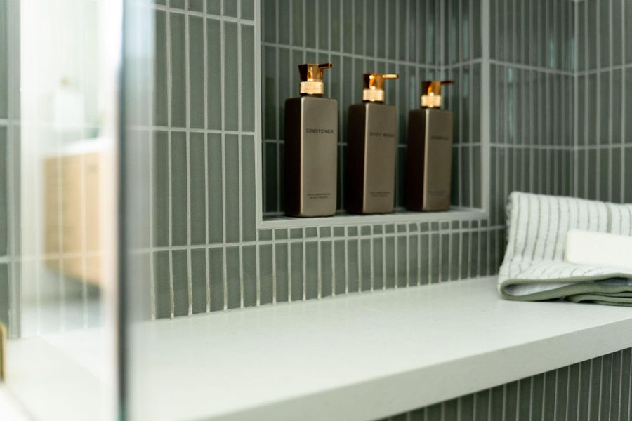 Close-up of interior finishes inside a home in , Houston (Image 21).