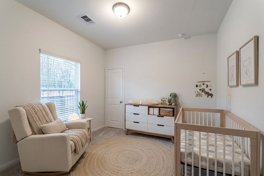Representative furnished interior of a home built from the Pine by CastleRock Communities in Notting Hill, Converse (Image 12).