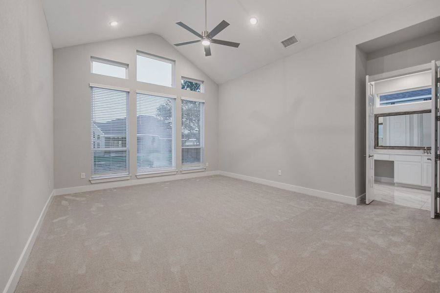 Representative unfurnished interior of a home built from the Rockwell by Chesmar Homes in Potranco Oaks 100's, Castroville (Image 14).