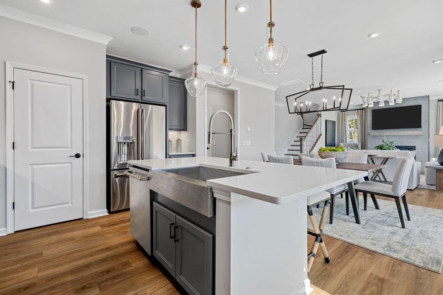 Representative furnished interior of a home built from the Woodwright by Tri Pointe Homes in Alton Creek, Mint Hill (Image 17).