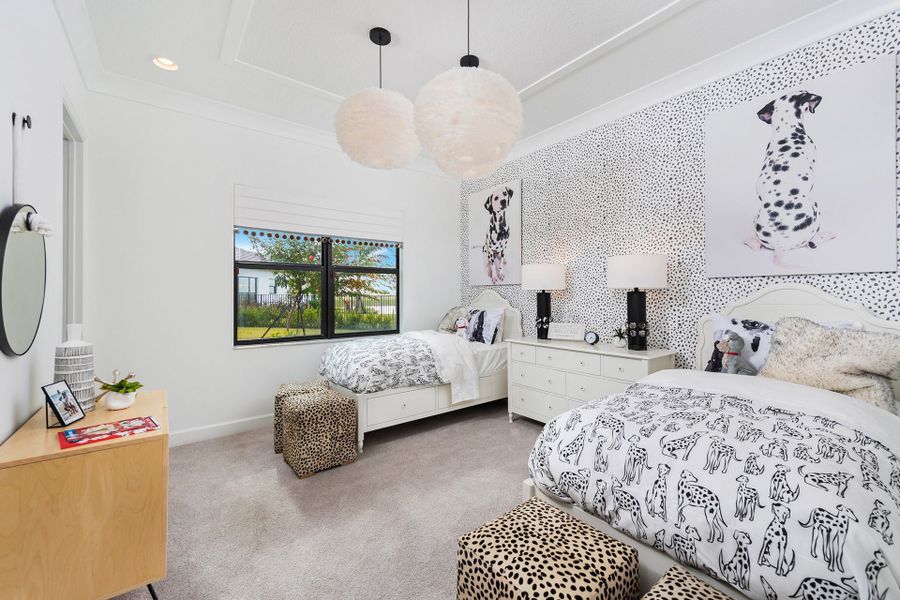 Representative furnished interior of a home built from the Michele II by GL Homes in Valencia Vista at Riverland, Port St. Lucie (Image 11).