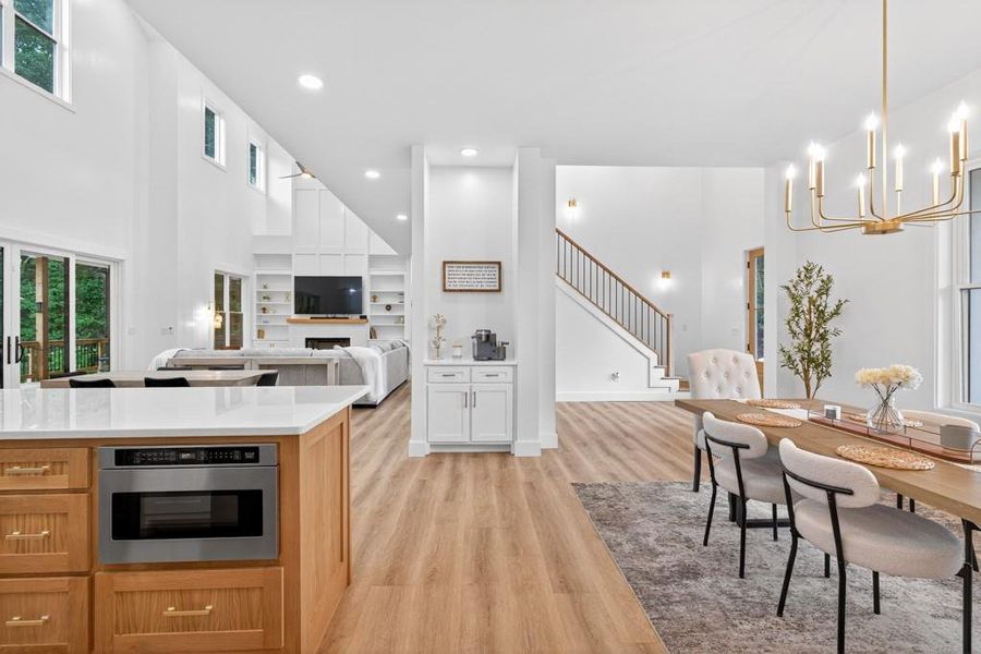 Furnished interior view inside a new home in , Buford (Image 30).
