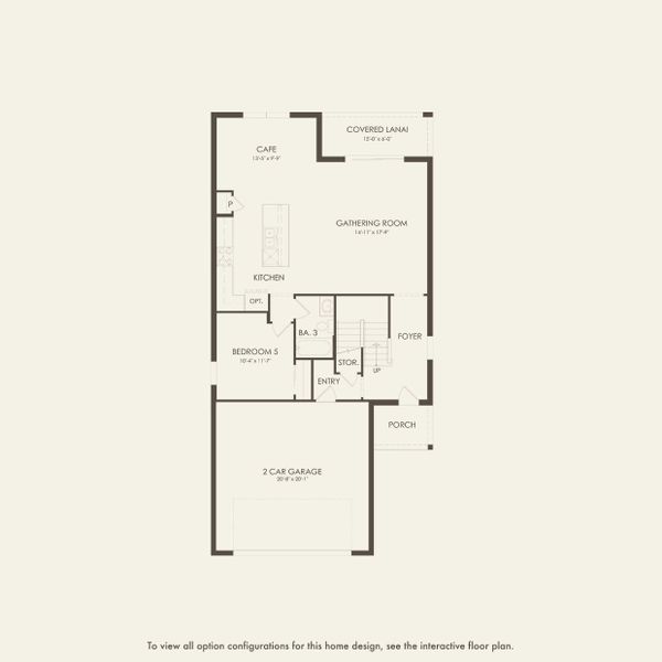 2D floor plan layout for the Talon by Pulte Homes in Hawthorne Ranch, Lakeland, FL (Image 3).