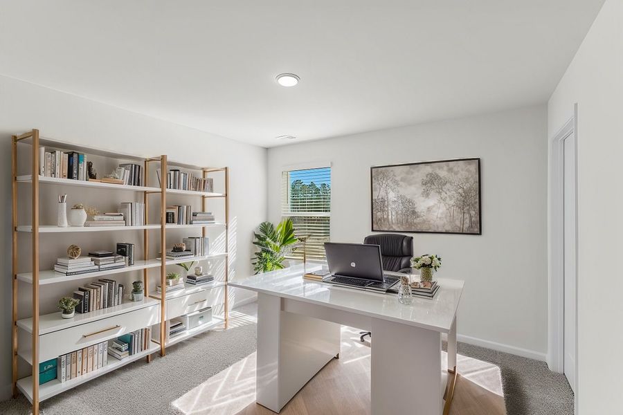 Furnished interior view inside a new home in The Grove, Florence (Image 15).
