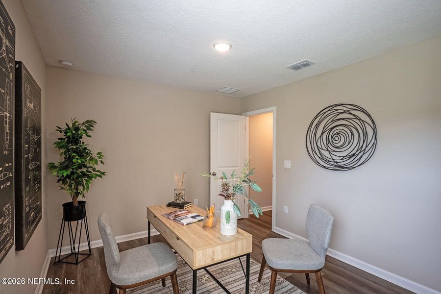 Furnished interior view inside a new home in Edinburgh Village, Jacksonville (Image 34).