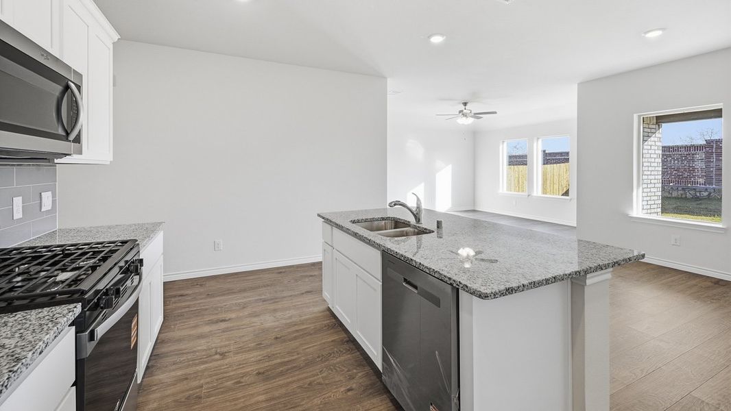 Furnished interior view inside a new home in Trailstone, Caddo Mills (Image 10).