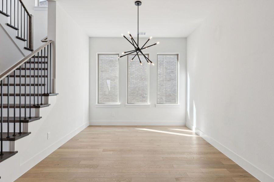 Representative unfurnished interior of a home built from the Geneva IV by Southgate Homes in Painted Tree 50' Series, McKinney (Image 17). Representative unfurnished interior of a home built from the Geneva IV by Southgate Homes in Painted Tree 50' Series, McKinney (Image 17).