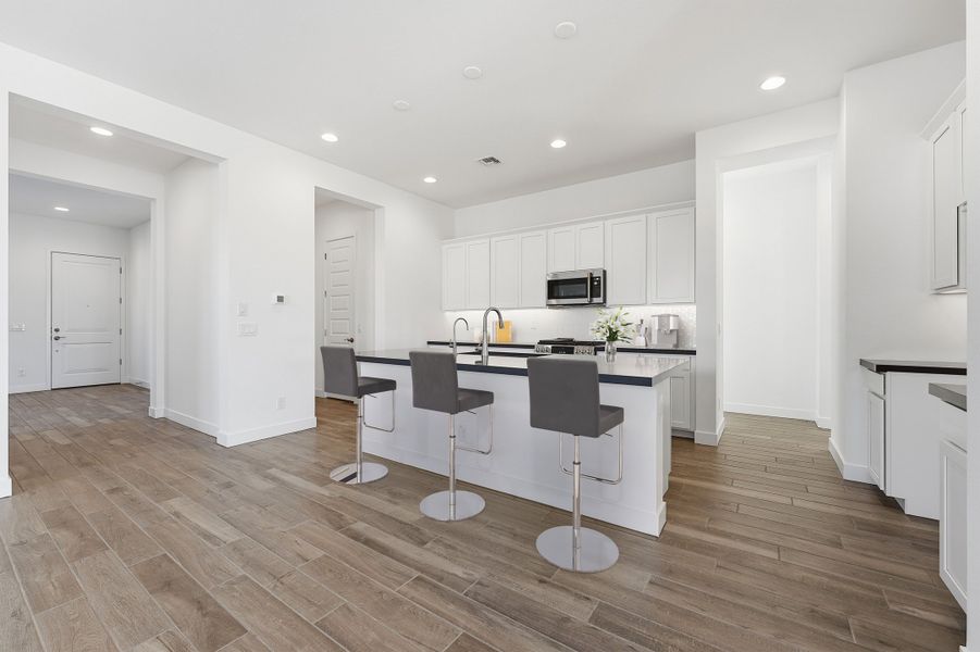 Furnished interior view inside a new home in Combs Ranch, San Tan Valley (Image 4).