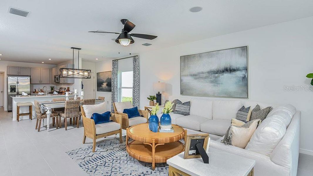 Furnished interior view inside a new home in Palm Wind, Hudson (Image 12).