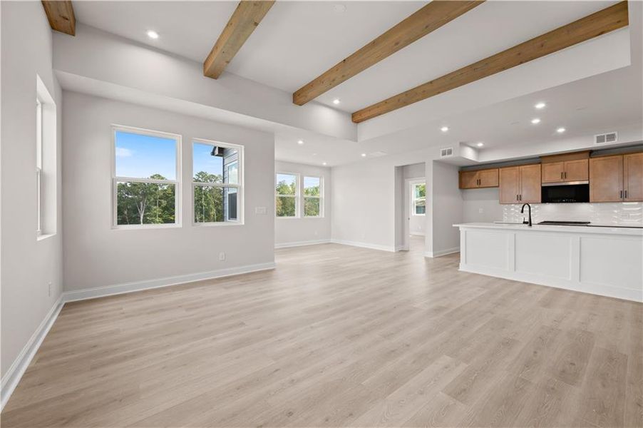 Spacious, unfurnished interior of a new home in Gatherings® at GreenHouse, Marietta (Image 45).