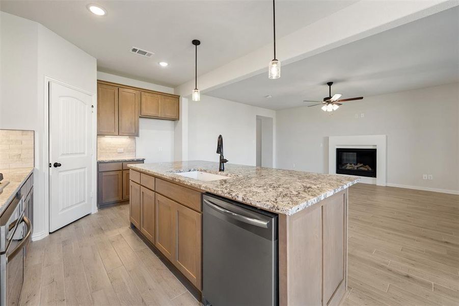 Furnished interior view inside a new home in Morningstar, Aledo (Image 5). Furnished interior view inside a new home in Morningstar, Aledo (Image 5).