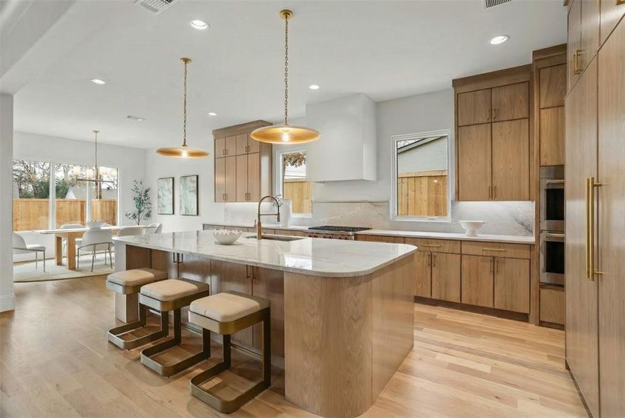 Furnished interior view inside a new home in , Dallas (Image 29).