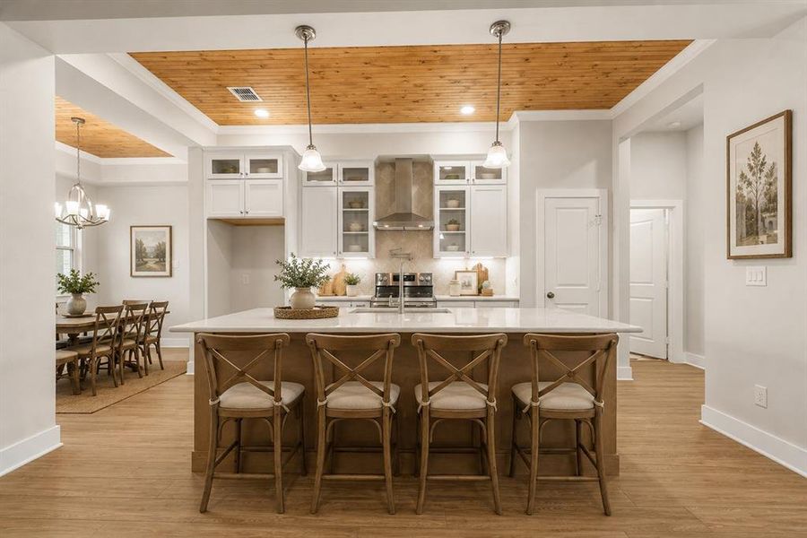 Furnished interior view inside a new home in , Greenville (Image 10).