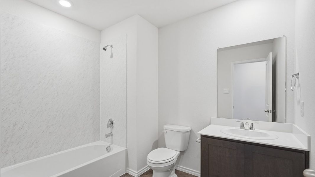 Representative furnished interior of a home built from the Hazel by D.R. Horton in Arbor Trails South, Princeton (Image 7).