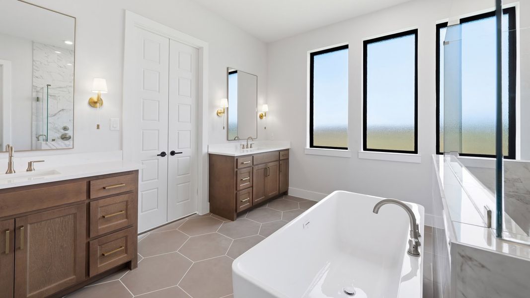 Furnished interior view inside a new home in Bristol Valley, Heath (Image 13).