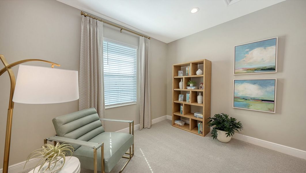 Representative furnished interior of a home built from the Parker by Neal Communities in SkySail, Naples (Image 25).