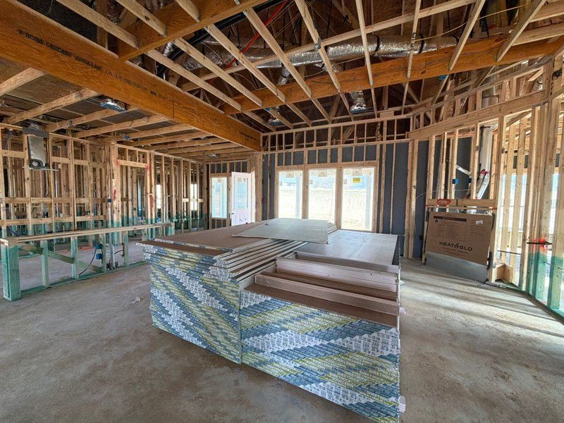 In-progress construction of a new home in Grayson Ridge, Van Alstyne, TX (Image 4). In-progress construction of a new home in Grayson Ridge, Van Alstyne, TX (Image 4).