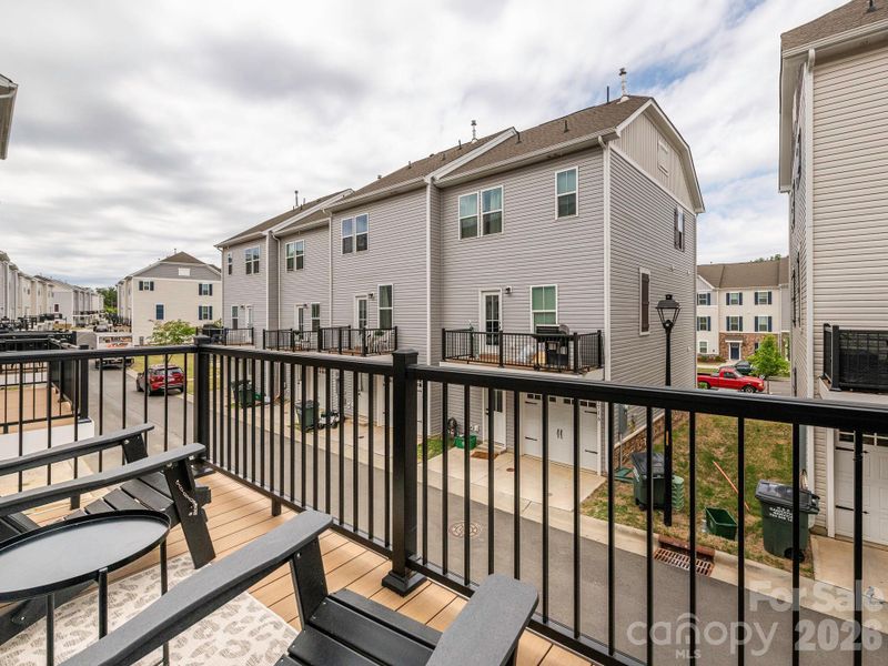 Exterior details and patio area of a home in , Charlotte (Image 3).