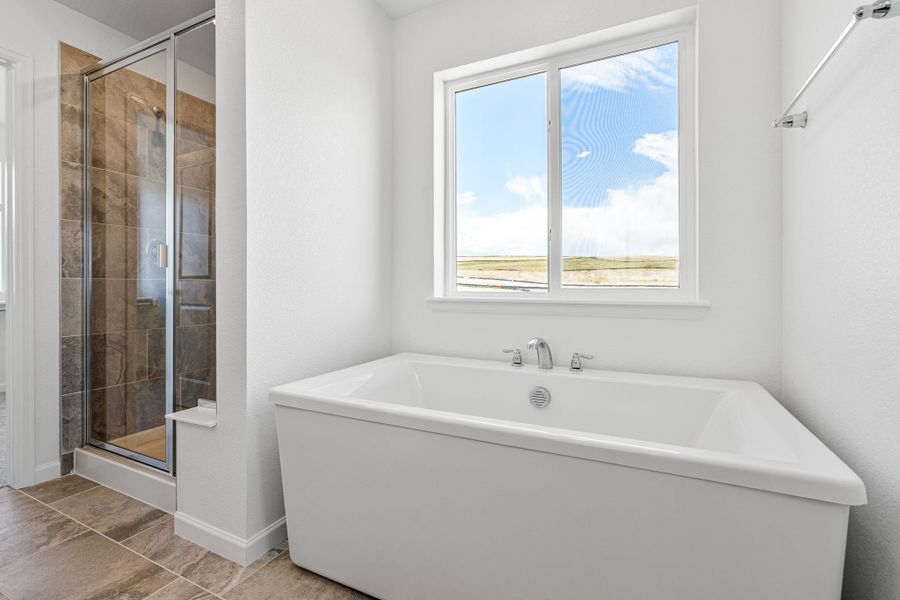 Representative furnished interior of a home built from the Eagle by Taylor Morrison in The Town Collection at Independence, Elizabeth (Image 24).