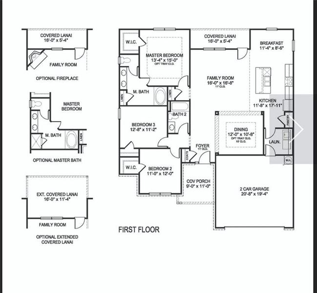 2D floor plan layout of this home in The Fields of Walnut Creek, Pendergrass, GA (Image 3). 2D floor plan layout of this home in The Fields of Walnut Creek, Pendergrass, GA (Image 3).