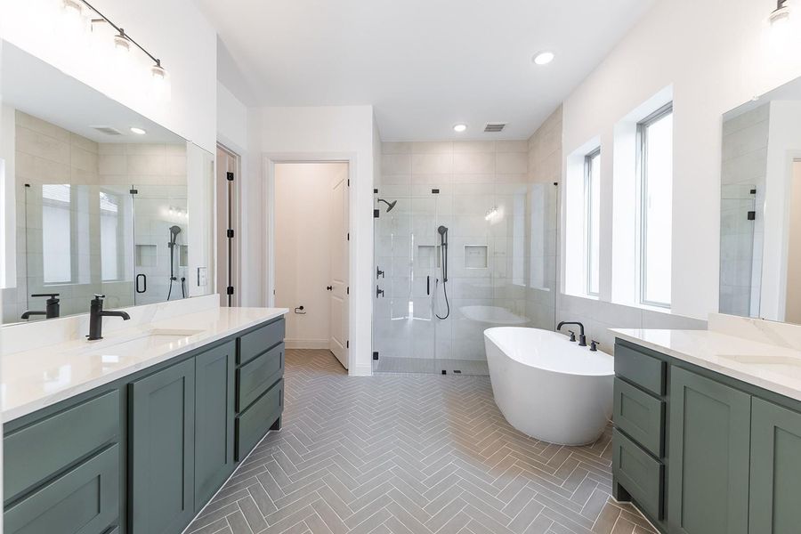 Furnished interior view inside a new home in Provence - 60', Austin (Image 5).