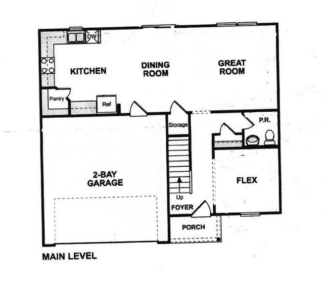 2D floor plan layout of this home in , Cedartown, GA (Image 5).