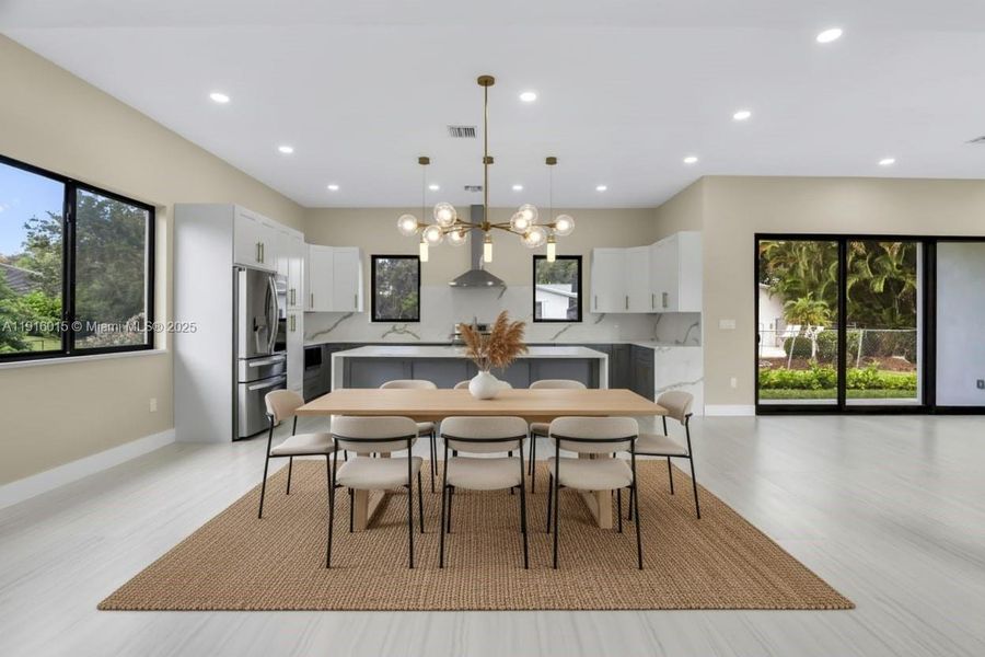 Furnished interior view inside a new home in , Plantation (Image 8).