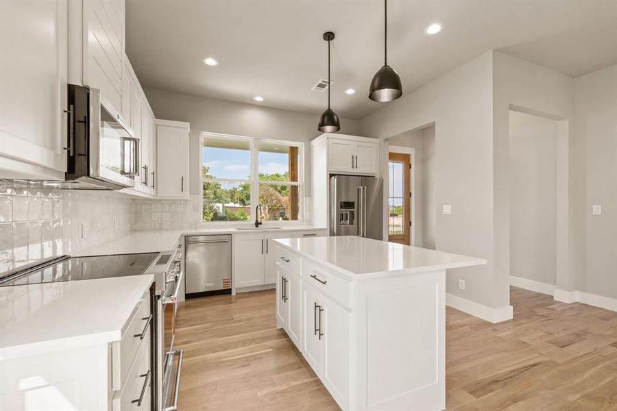 Furnished interior view inside a new home in , Justin (Image 13).