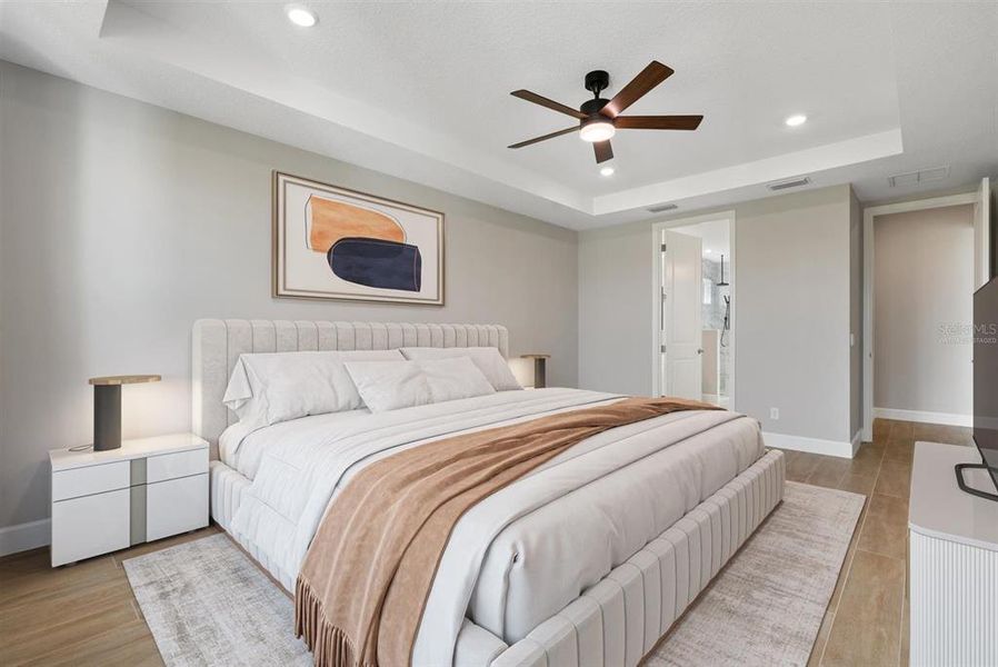 Furnished interior view inside a new home in Park East at Azario, Bradenton (Image 11). Furnished interior view inside a new home in Park East at Azario, Bradenton (Image 11).