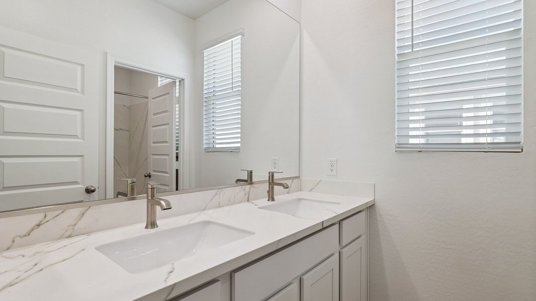 Furnished interior view inside a new home in Apache Farms, Buckeye (Image 13).